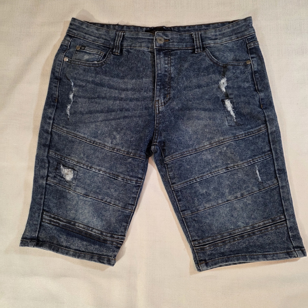Rocawear Distressed Blue Jean Shorts